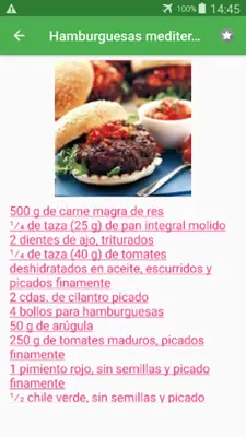 Recetas de sándwiches y tortas gratis sin internet android App screenshot 2