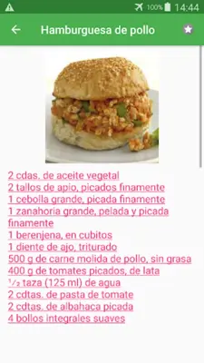 Recetas de sándwiches y tortas gratis sin internet android App screenshot 4